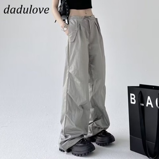 DaDulove💕 New American Ins High Street Thin Overalls Casual Pants Niche High Waist Wide Leg Pants Trousers