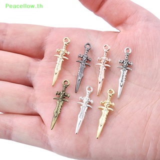 Peacellow จี้กริช สไตล์วินเทจ สําหรับทําเครื่องประดับ ต่างหู DIY 10 ชิ้น