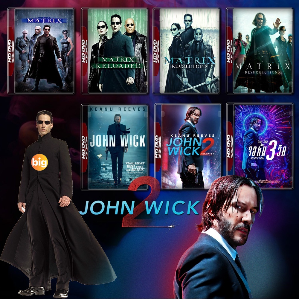 แผ่น 4K หนังใหม่ John Wick ภาค 1-3 4K Master เสียงไทย (เสียง ไทย/อังกฤษ ซับ ไทย/อังกฤษ) หนัง 4K UHD