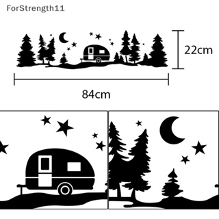 Fo สติกเกอร์ไวนิล รูปต้นไม้ สําหรับตกแต่งรถยนต์ SUV RV Van Caravan Offroad