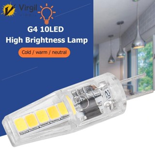 [Virgil.th] หลอดไฟ LED 10 ดวง 220V AC 2W G4 SMD2835 สามสี ประหยัดพลังงาน