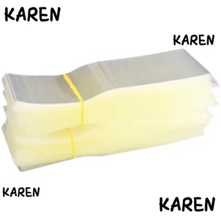 Karen แถบหด PVC โลหะ 11*4 ซม. 4.3*1.57 นิ้ว 400 ชิ้น