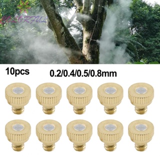 【COLORFUL】High Quality Brass Nozzles for Garden Sprinkler Pack of 10 Outdoor Cooling