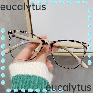 Eucalytus1 แว่นตาคอมพิวเตอร์ PC ทรงสี่เหลี่ยม ป้องกันดวงตา ป้องกันแสงสีฟ้า ใส่สบาย น้ําหนักเบา สําหรับผู้ชาย และผู้หญิง