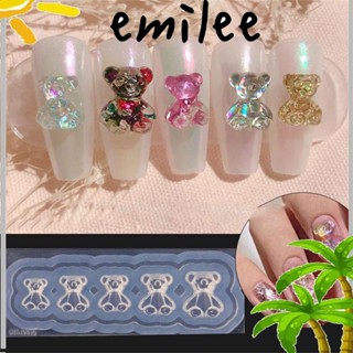 Emilee แม่พิมพ์แกะสลักเล็บ DIY ยูวีเจล ยาทาเล็บ แม่พิมพ์ลายฉลุ