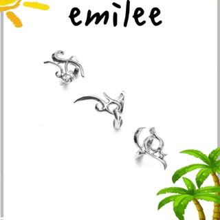 Emilee ชุดเครื่องประดับแหวนเปิด ทุกวัน สไตล์พังก์