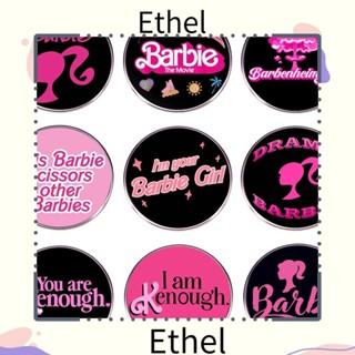 Ethel1 เข็มกลัด Pin, เครื่องประดับตุ๊กตาบาร์บี้ ของขวัญ, แฟชั่น ตลก กระเป๋า เสื้อผ้า ตกแต่งกระเป๋าเป้สะพายหลัง