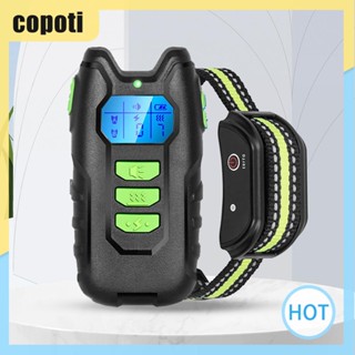 Copoti อุปกรณ์ฝึกสุนัข กันน้ํา IPX7 400 เมตร ชาร์จได้ สําหรับฝึกสุนัข ใช้ในบ้าน