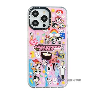 เคสซิลิโคน Color painting Powerpuff Girls เคสโทรศัพท์เคสซิลิโคนสำหรับโทรศัพท์รุ่น สำหรับ 14 13 12/7p/8/SE 6SP 7SP 12Pro