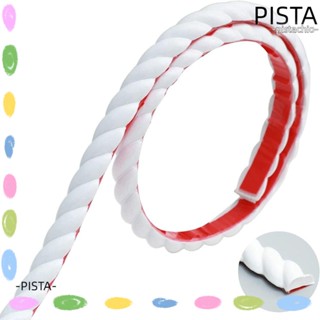 Pista แถบวอลเปเปอร์ PVC มีกาวในตัว สําหรับตกแต่ง