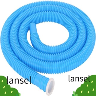 Lansel เครื่องซักผ้า|ท่อระบายน้ําเครื่องปรับอากาศ เส้นผ่าศูนย์กลางภายใน 16 มม. สีฟ้า 1.6 ม. พร้อมท่อระบายน้ํา