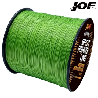 Jof สายเอ็นตกปลา PE แบบถัก 18-78LB ทนทาน 500 ม. 300 ม. 8 เส้น