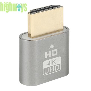 ตัวจําลองดัมมี่ HDMI 4K DDC EDID สําหรับขุด BTC [highways.th]