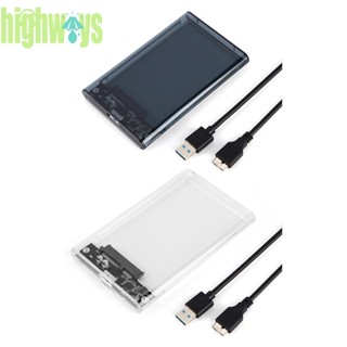 กล่องฮาร์ดไดรฟ์ภายนอก USB3.0 HDD Enclosure 2.5 นิ้ว SATA SSD [highways.th]