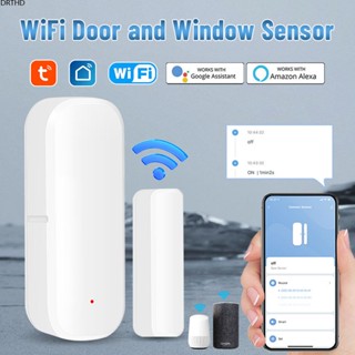 [พร้อมส่ง] Tuya Smart Wifi Door Sensor Window Sensor Door Magnetic Alarm Detector อิสระ Magnetic Sensor ทำงานร่วมกับ Alexa Google Home