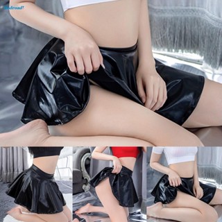 【HODRD】Women Skirt Black Club Party Costume High Waist Lingerie Slight Strech【Fashion】