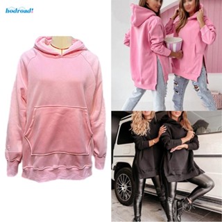 【HODRD】Hooded Sweatshirt Comfy Commuting Wind Daily Fashion Female Hooded Pullover【Fashion】