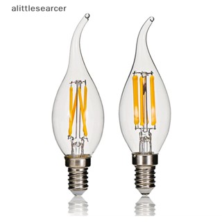 Alittlesearcer ใหม่ หลอดไฟ LED E14 4W AC180-240V สไตล์เรโทร