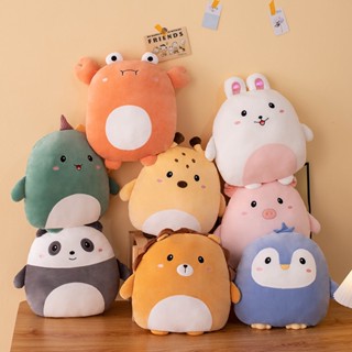 Squishmallows หมอนตุ๊กตานุ่ม รูปการ์ตูนสัตว์ ไดโนเสาร์ แพนด้า แพนกวิน สิงโต ปู ผ้าฝ้าย สร้างสรรค์ ของเล่น ของขวัญ