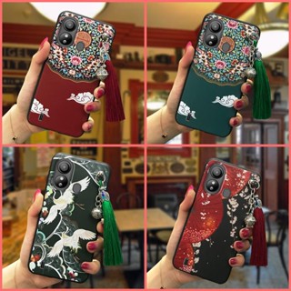 tassel Waterproof Phone Case For ZTE Blade L220 TPU Chinese Style Durable Silicone Back Cover Anti-knock Shockproof bell