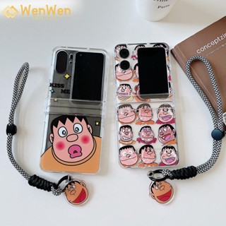 Wenwen เคสโทรศัพท์มือถือ แบบฝาพับ ลายเสือ สามชิ้น แฟชั่น สําหรับ OPPO Find N2