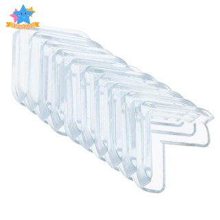 [Edstars] กันชนมุมเฟอร์นิเจอร์ สีขาว สําหรับเด็ก 10 แพ็ค