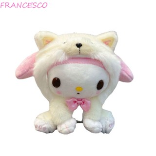 Francesco ตุ๊กตานุ่ม รูปการ์ตูนสัตว์ Cinnamoroll Kuromi น่ารัก ของขวัญวันเกิด ของเล่นสําหรับเด็ก