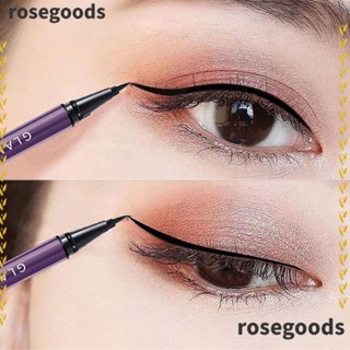 Rosegoods1 อายไลเนอร์ปากกา เรียบลื่น กันน้ํา ติดทนนาน เครื่องสําอางผู้หญิง อายไลเนอร์ ดินสอ