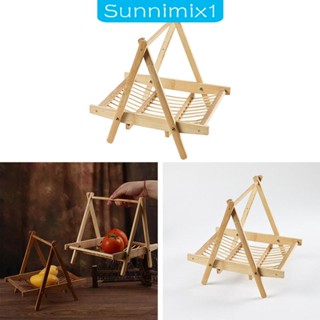 [Sunnimix1] ตะกร้าไม้ไผ่ อเนกประสงค์ สําหรับใส่ขนมขบเคี้ยว ซูชิ แขก ห้องครัว