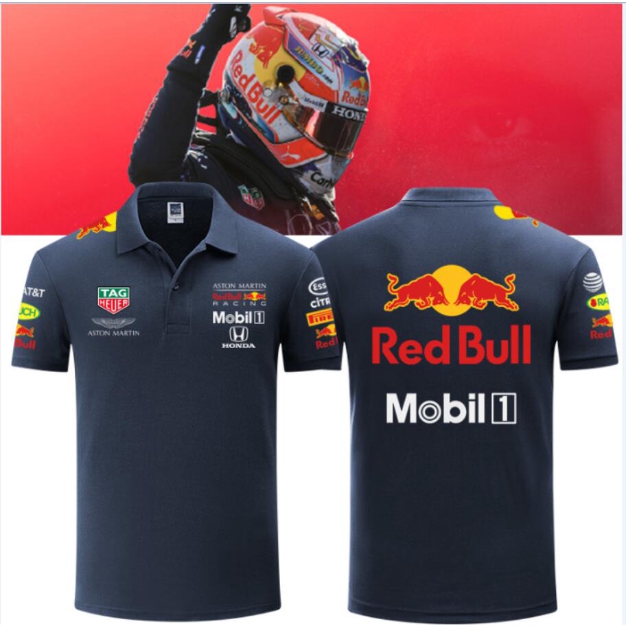 2025 ชุดแข่ง F1 ใหม่ + ทีมกระทิงแดง F1 เสื้อแข่ง + ฤดูร้อนผู้ชายและผู้หญิงเสื้อโปโลแขนสั้น