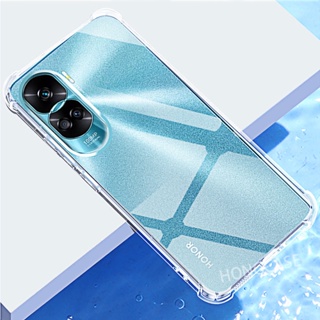 เคสโทรศัพท์มือถือแบบนิ่ม TPU ใส กันกระแทก ยืดหยุ่น เรียบง่าย สําหรับ honor 90 lite 5G honor90 90lite 2023