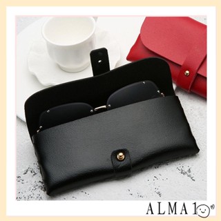 Alma กล่องใส่แว่นตา หนัง PU แบบพับได้ ทนทาน