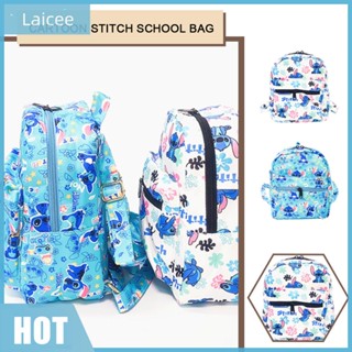 [Laicee.th] กระเป๋าเป้สะพายหลัง พิมพ์ลายการ์ตูน Stitch น่ารัก สําหรับเด็ก Unisex