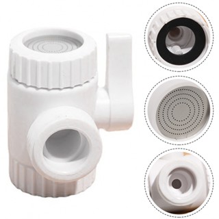 Faucet Adapter Diverter Valve Kitchen Sink Splitter Switch White Color