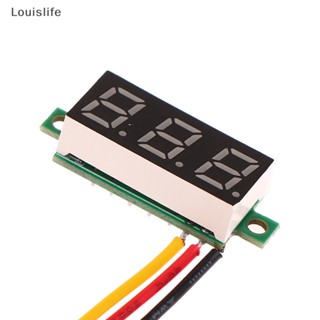 Llph โวลต์มิเตอร์ดิจิทัล DC LED 0-100V 0.28 นิ้ว ปรับได้ 1 ชิ้น