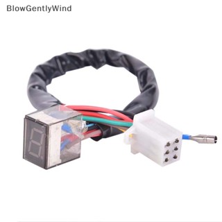 Blowgentlywind ไฟแสดงสถานะเกียร์ดิจิทัล LED สําหรับรถจักรยานยนต์ BGW