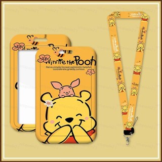 กระเป๋าใส่บัตร ลายการ์ตูนหมีพูห์ Kira Winnie สําหรับนักเรียน