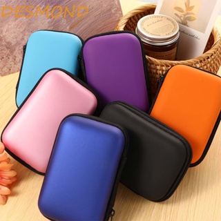 Desmond EVA กล่องเก็บของ แบบพกพา ฝาครอบไดรฟ์ภายนอก ป้องกัน HDD กระเป๋าเคสฮาร์ดดิสก์