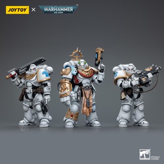 ((พร้อมส่ง) Joytoy โมเดลทหาร Warhammer Star White Consul White Scar Battle Team 1: 18 ขยับได้ สําหรับเด็กผู้ชาย