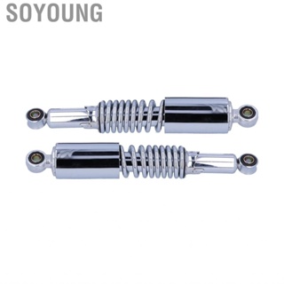 Soyoung Pair of 12.5in Motorcycle Shocks Absorber Stainless Steel Damper Fit for 125cc 150cc 200cc