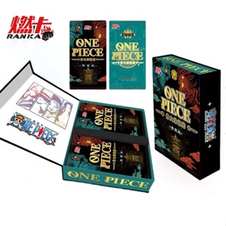 การ์ดคอลเลกชัน One Piece GRAND LINE ทรงสี่เหลี่ยม แบบหนา ให้เป็นของขวัญ สําหรับเด็ก