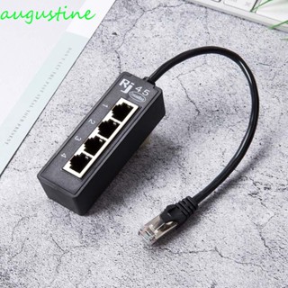 Augustine อะแดปเตอร์แยกสายเคเบิลเครือข่าย RJ45 RJ45 สําหรับคอมพิวเตอร์