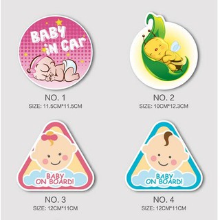 Baby on Board Sticker Baby in Car  Decal Car Laptop Window Wall Bumper Decor Clearance sale