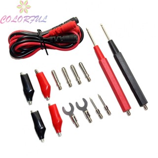 【COLORFUL】Test Leads Kit Universal 1000V Combination Cable Digital Multimeter Probe