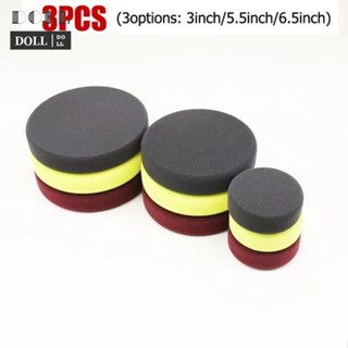 ⭐24H SHIPING ⭐Buffing Pad Set Sponge Waxing 3pcs Accessory Disc Foam Pads Replacement