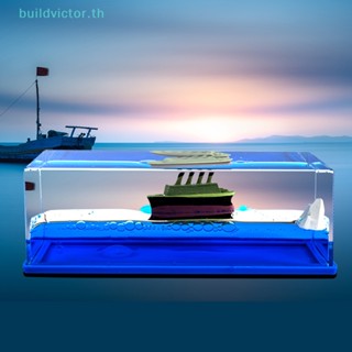 Buildvictor โมเดลเรือ แบบอะคริลิค ลอยน้ํา ของเล่นบรรเทาความเครียด ของขวัญ สําหรับตกแต่ง