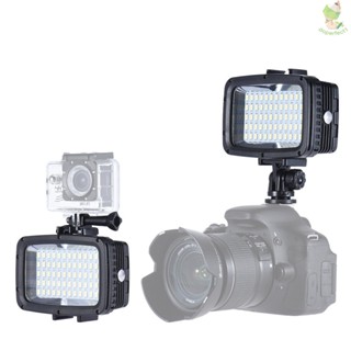 Andoer ไฟ LED 1800LM 3 โหมด กันน้ํา 40 ม. 5500K 60 ชิ้น สําหรับดําน้ํา -8.9