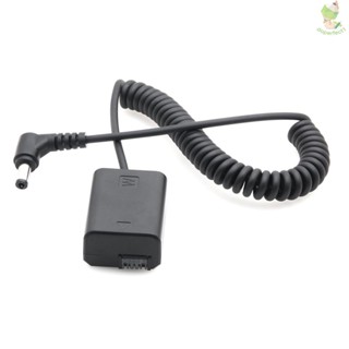 Andoer อะแดปเตอร์แบตเตอรี่ดัมมี่ NP-FW50 พร้อมขั้วต่อ DC ตัวผู้ สําหรับกล้อง A7 A7II A7R A7S A7RII Came-8.9