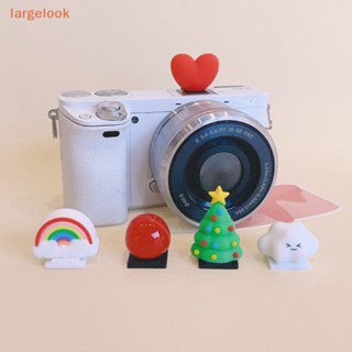 [largelook] ฝาครอบกล้อง SLR กันฝุ่น ลายการ์ตูนเมฆน่ารัก สําหรับ Canon 200d Nikon Sony Fuji xt30 xt4 5