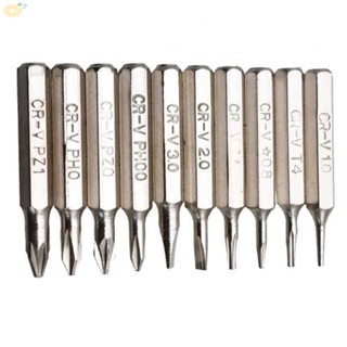 【VARSTR】Screwdriver Bit Set 4mm Shank Assembly Chrome Vanadium Steel Screwdriver